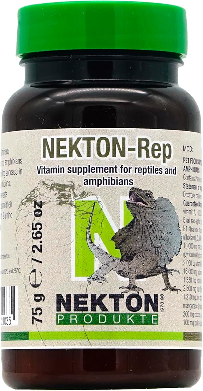 Nekton-Rep Vitamin Mineral Supplement for Reptiles and amphibians, 75gm NEKTON