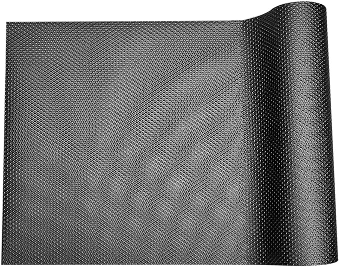 Bearded Dragon Tank Accessories, Reptile Terrarium Liner Substrate for Leopard Gecko, Snake, Lizard and Tortoise, Non-Adhesive Reptile Carpet Bedding for Reptile Tank, Black Duedusto