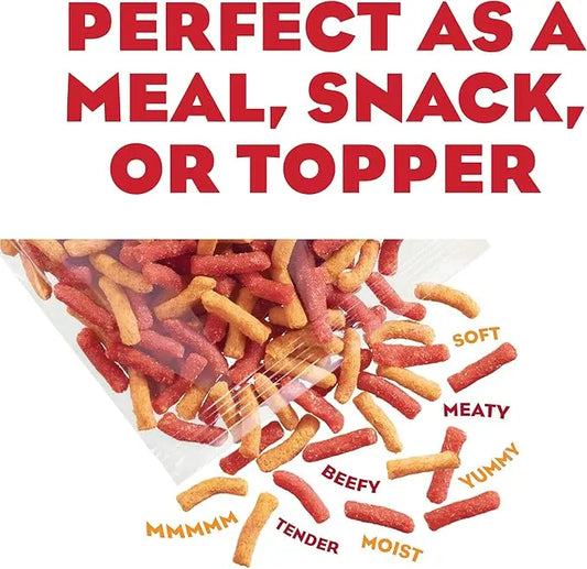 Purina Moist & Meaty Dry Dog Food, Burger with Cheddar Cheese Flavor - 2 ct. Pouch - PAWPICO