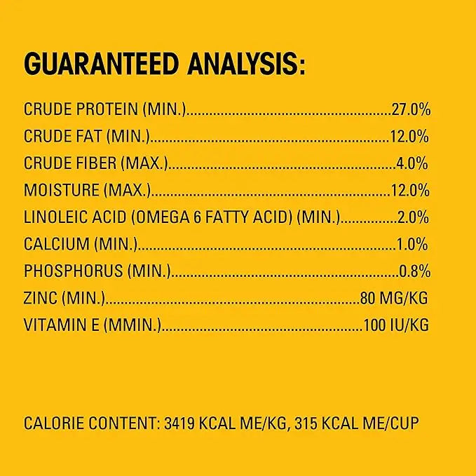 Pedigree High Protein Adult Dry Dog Food Chicken and Turkey Flavor Dog Kibble, 16 lb. Bag - PAWPICO