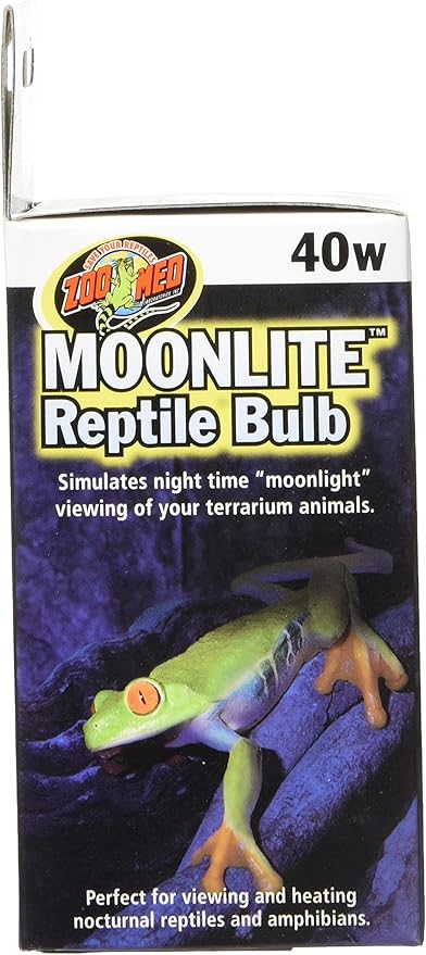 Zoo Med Moonlite Bulb for Reptiles, 40 Watt (Pack of 4) ZooMed
