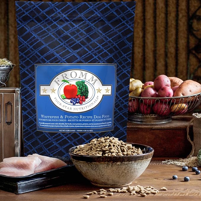Fromm Four-Star Nutritionals Whitefish & Potato Dog Food - Premium Dry Dog Food - Whitefish Recipe - 4 lb - PAWPICO