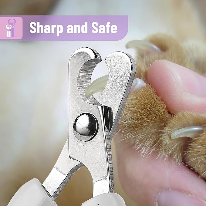 Mr. Pen- Cat Nail Clipper, Yellow & Gray Cat Nail Trimmer, Cat Nail Clippers, Cat Claw Clippers, Cat Clippers for Nails, Pet Nail Clippers, Kitten Nail Clipper, Small Dog Nail Clipper Cat Claw Trimmer - PAWPICO