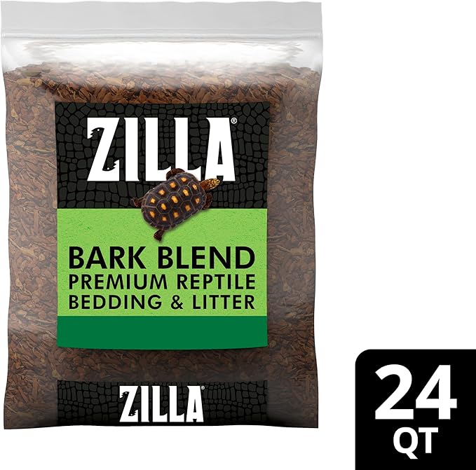 Zilla Bark Blend, Organic Fir Bark for Tropical and Forest Habitats, 24 Quarts Zilla