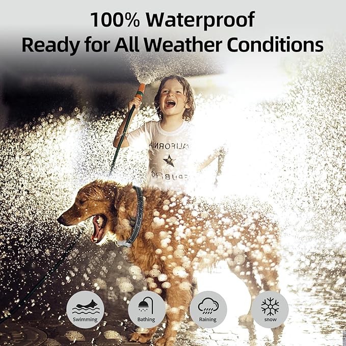 Dog Bark Collar, FAFAFROG Rechargeable Smart Collar, Anti Barking Training Collar with 5 Adjustable Sensitivity Beep Vibration Shock, Bark Collar for Large Medium Small Dogs(Grey) FAFAFROG