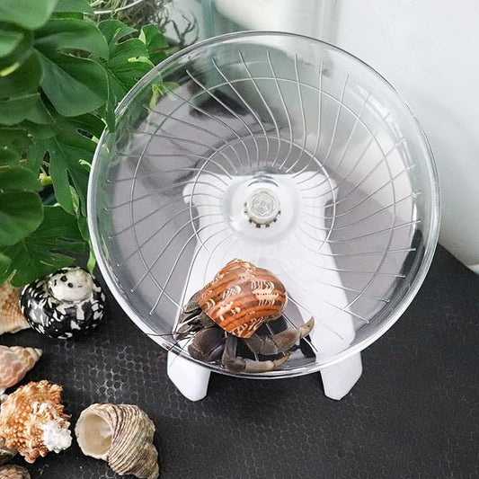 Hermit Crabs Wheel Toy, Hamster Running Wheel Toys, Small Animals Cage Accessory, Tank Accessory, Suitable for Hermit Crab Hamster Rat Oooct