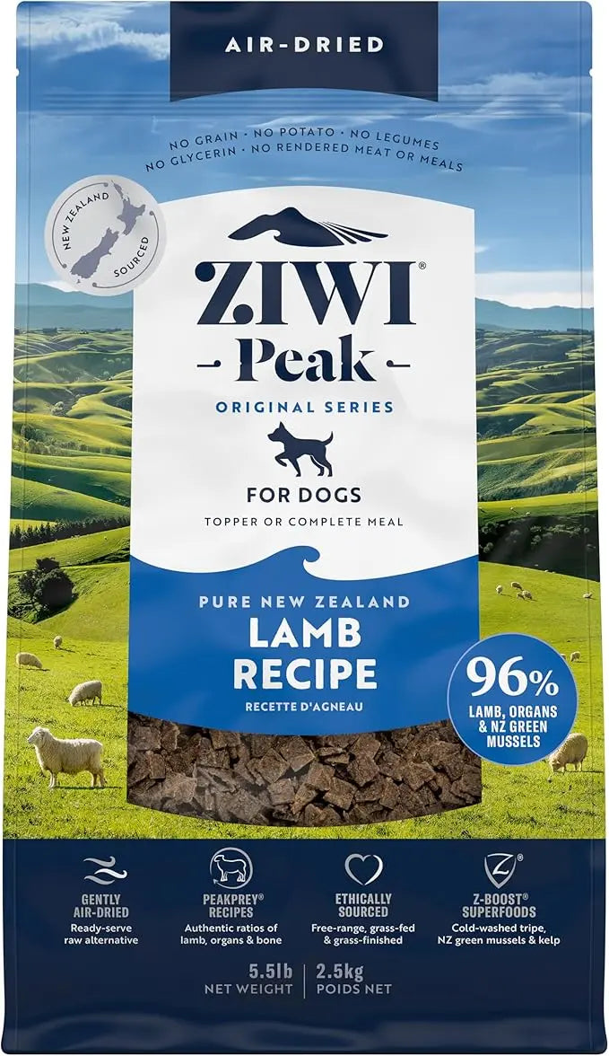 Ziwi Peak Daily Dog Gently Air Dried Grain Free New Zealand Lamb Recipe 2.5kg - PAWPICO