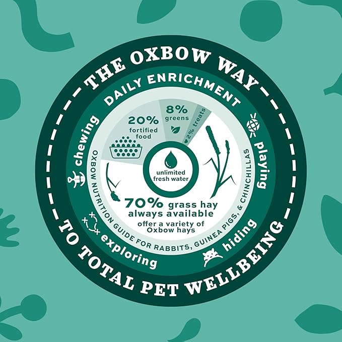 Oxbow Animal Health Western Timothy Hay - All Natural Hay for Rabbits, Guinea Pigs, Chinchillas, Hamsters & Gerbils- Made in the USA- Fiber Rich- Veterinarian Recommended - 25 lb. Bulk Size OxbowAnimalHealth