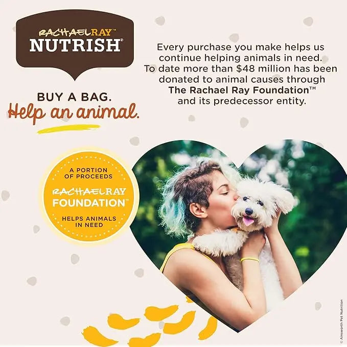 Nutrish Rachael Ray Premium Natural Dry Cat Food with Added Vitamins, Minerals & Other Nutrients, Real Salmon & Brown Rice Recipe, 6 Pound Bag - PAWPICO