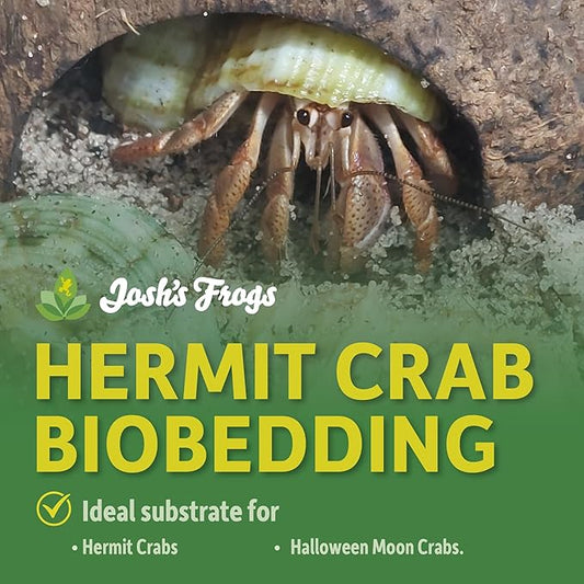 Josh's Frogs Hermit Crab BioBedding Bioactive Substrate (4 Quart (Sand Included)) JoshsFrogs