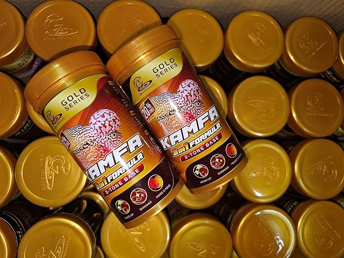 CZ 3in1 Formula Flowerhorn Fish Food, New Version, 2 Tones, 3.5 oz (100g), High Potency Fish Oil Supplement PAWPICO