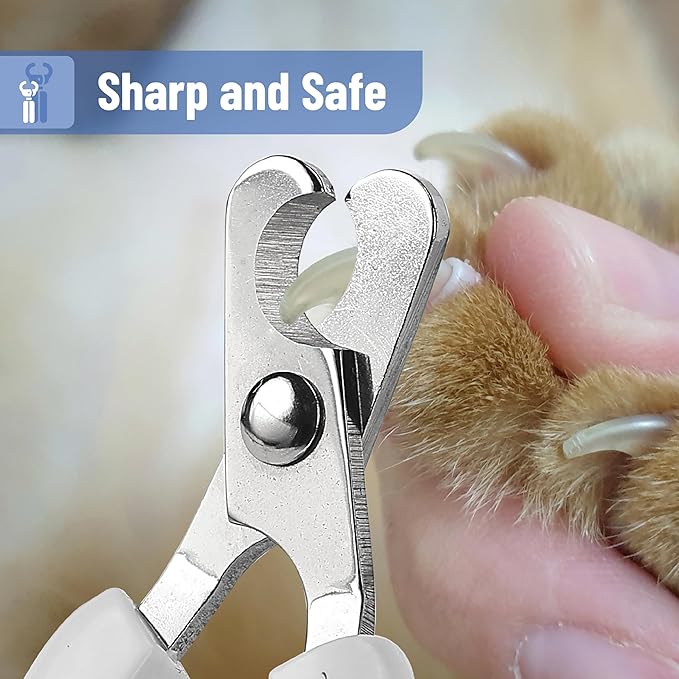Mr. Pen- Cat Nail Clipper, Sky Blue & Dark Gray Cat Nail Trimmer, Cat Nail Clippers, Cat Claw Clippers, Cat Clippers for Nails, Pet Nail Clippers, Kitten Nail Clipper, Small Dog Nail Clipper - PAWPICO
