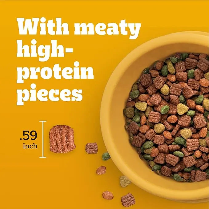 PEDIGREE High Protein Adult Dry Dog Food Beef and Lamb Flavor Dog Kibble, 3.5 lb. Bag - PAWPICO