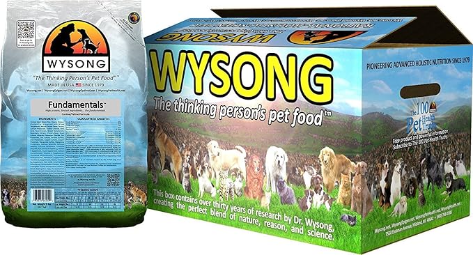 Wysong Fundamentals Canine/Feline Formula Dry Dog/Cat Food, Four, 5 lb. bags - PAWPICO