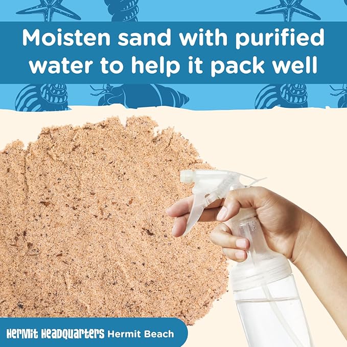 Fluker's All-Natural Premium Sand Substrate Mixture for Hermit Crabs, 12lbs Flukers