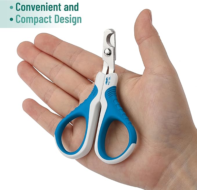 Mr. Pen- Cat Nail Clipper, Blue & White Cat Nail Trimmer, Cat Nail Clippers, Cat Claw Clippers, Cat Clippers for Nails, Pet Nail Clippers, Kitten Nail Clipper, Small Dog Nail Clipper Cat Claw Trimmer - PAWPICO