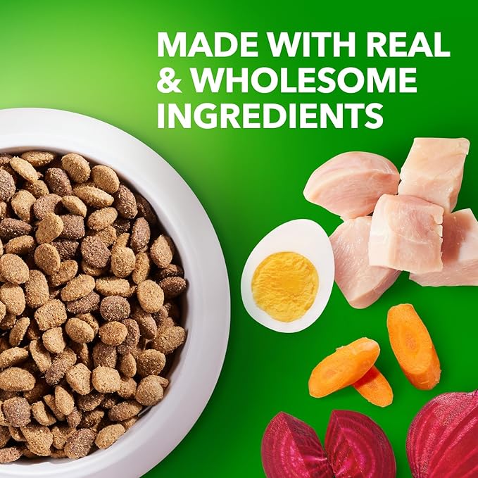 IAMS Proactive Health Healthy Aging Adult Dry Dog Food for Mature and Senior Dogs with Real Chicken, 7 lb. Bag - PAWPICO