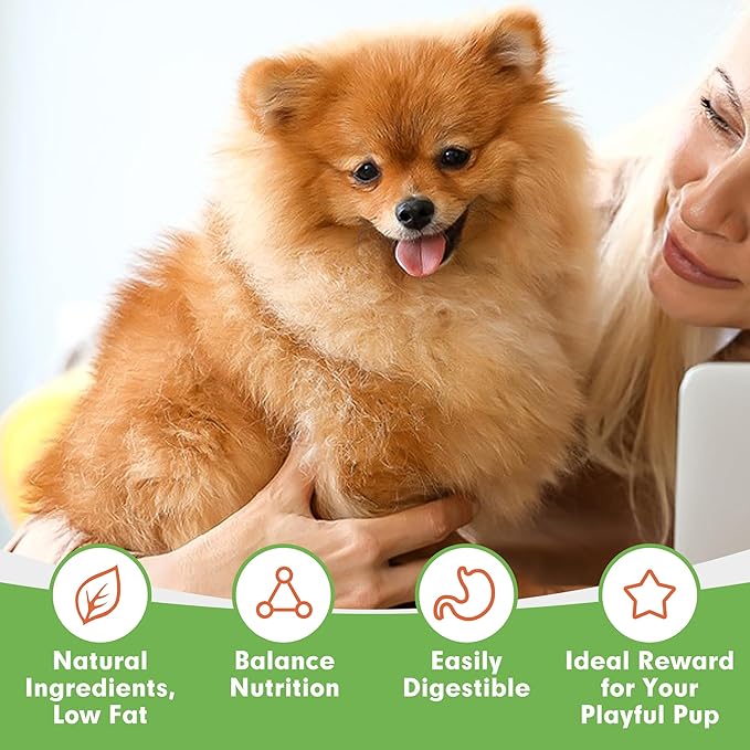 MON2SUN Rawhide Free Dog Treats Chicken Wrapped Cod Sticks for Small Dogs Healthy Training Treats Soft Dog Snacks (14.11 Ounce -Pack of 1) - PAWPICO