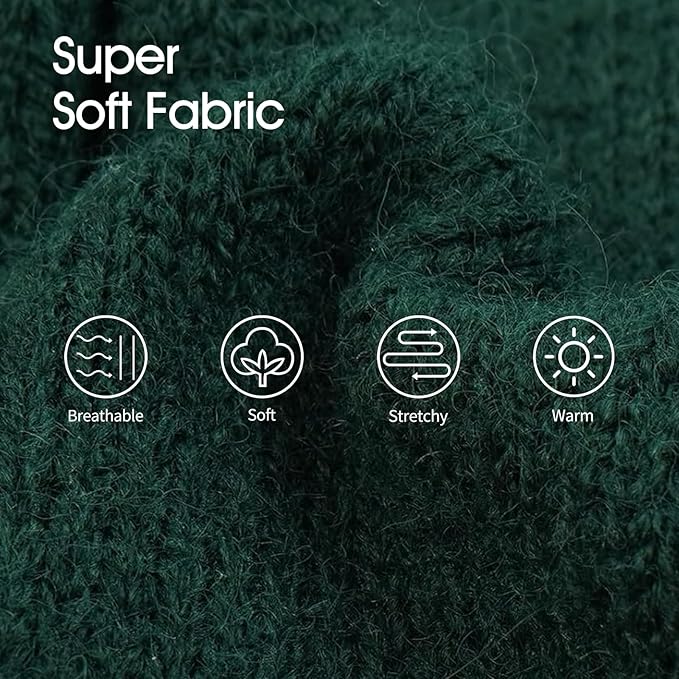 IECOii Extra-Large Dog Sweater 4XL,Christmas Dog Sweaters for Extra Large Dogs Girl Boy,Turtleneck Knitted Knitwear for Pet,Easy On Doggie Sweatshirt Dog Sweater for Doberman,Great Dane(Green,XXXXL) - PAWPICO