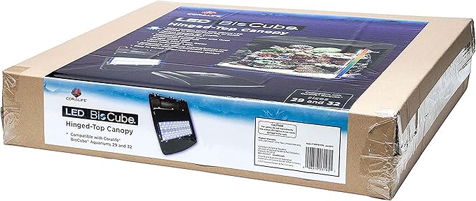 Coralife BioCube LED Aquarium Fish Tank Replacement Lid Canopy, 29/32 Gallon Coralife