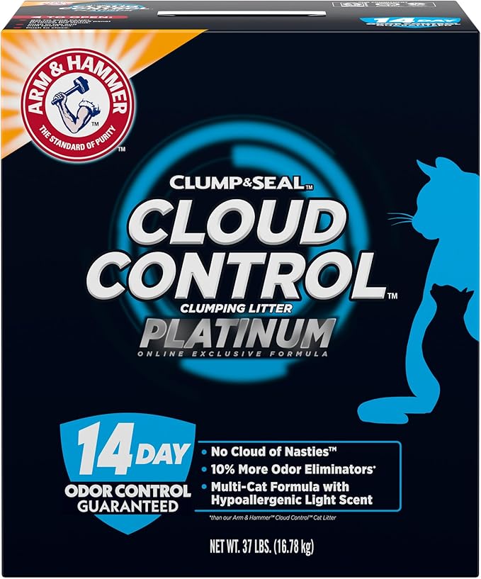 ARM & HAMMER Cloud Control Platinum Clumping Cat Litter 37LB - PAWPICO