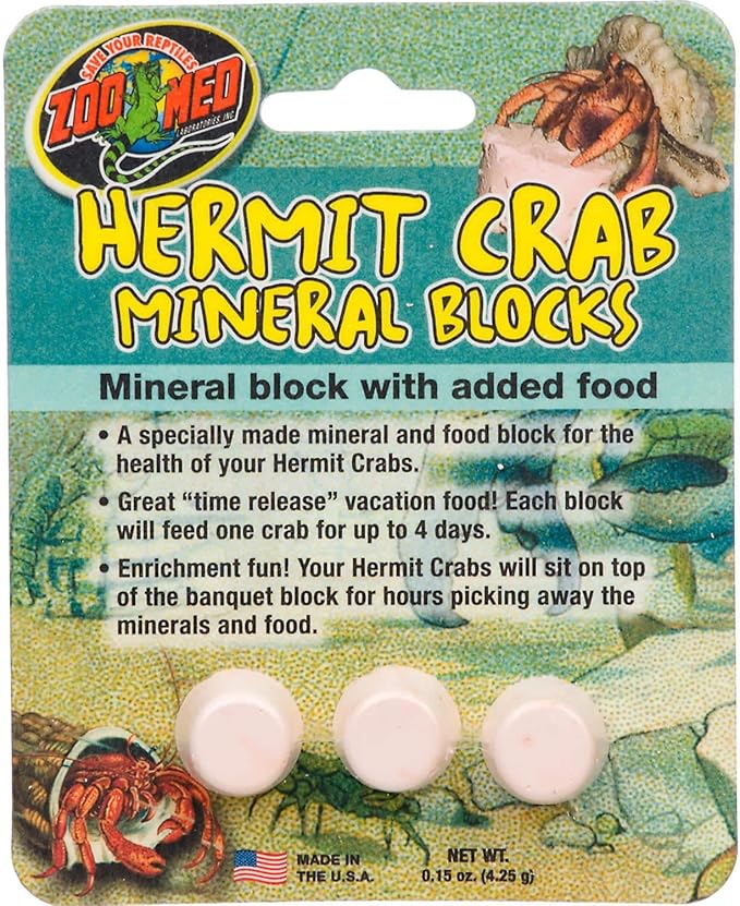 Zoo Med Hermit Crab Mineral Blocks ZooMed