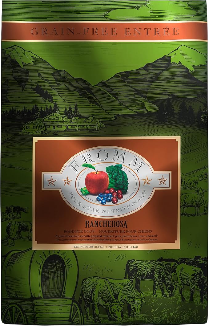Fromm Four-Star Nutritionals Rancherosa Dog Food - Premium Dry Dog Food - Beef Recipe - 26 lb - PAWPICO