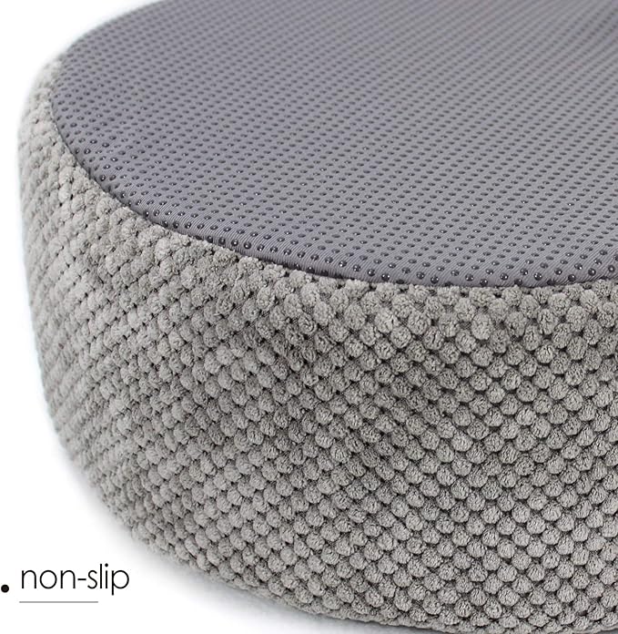 Winsterch Washable Warming Cat Bed House,Round Soft Cat Beds for Indoor Cats,Calming Pet Sofa Kitten Bed,Small Cat Pet Covered Cat Cave Beds Puppy Bed for Small Dogs (Gray) - PAWPICO