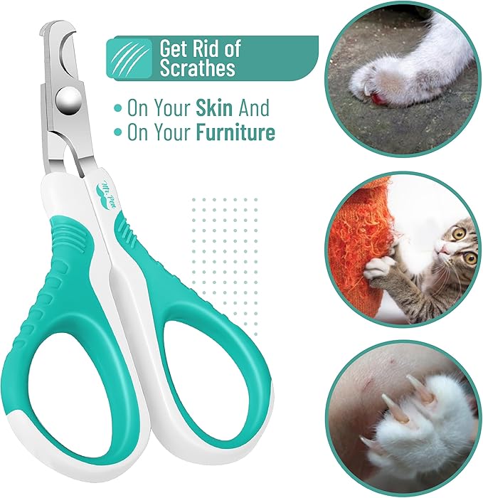 Mr. Pen- Cat Nail Clipper, Sky Blue Cat Nail Trimmer, Cat Nail Clippers, Cat Claw Clippers, Cat Clippers for Nails, Pet Nail Clippers, Kitten Nail Clipper, Small Dog Nail Clipper Cat Claw Trimmer - PAWPICO
