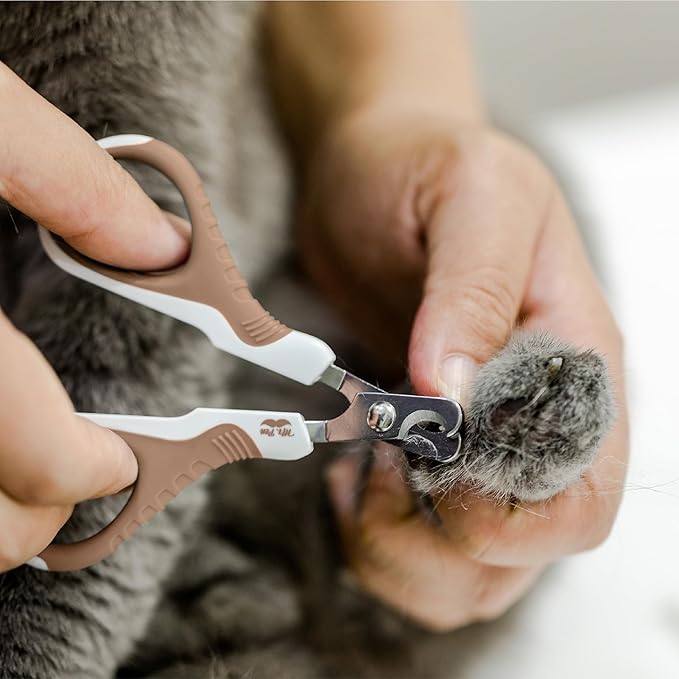 Mr. Pen- Cat Nail Clipper, Brown, Cat Nail Trimmer, Cat Nail Clippers, Cat Claw Clippers, Cat Clippers for Nails, Pet Nail Clippers, Kitten Nail Clipper, Small Dog Nail Clipper, Cat Claw Trimmer - PAWPICO