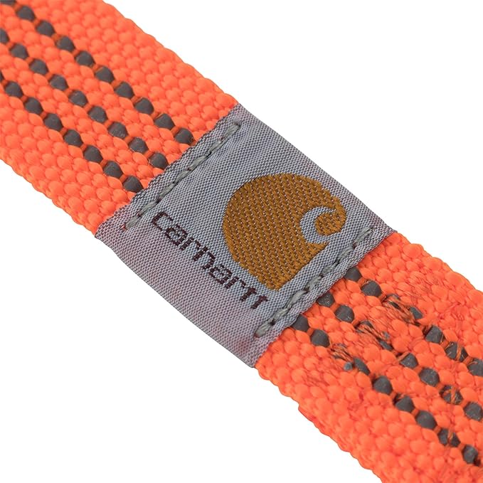 Carhartt Dog Leash, Durable Nylon Webbing Dog Leash, Hunter Orange, Small Carhartt