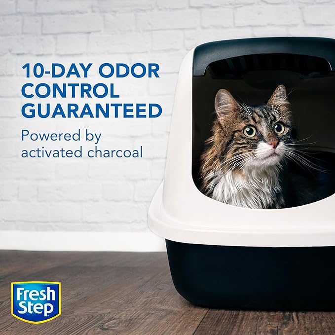 Fresh Step Advanced Simply Unscented Clumping Litter, Fresh Step Unscented Cat Litter Fights Odor on Contact, 18.5 lb. Box - PAWPICO