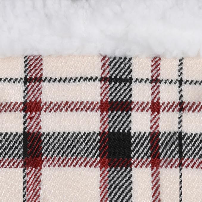 GAMUDA Small Dog Harness Collar and Leash Set, Step in No Chock No Pull Soft Mesh Adjustable Dog Vest Harnesses Plaid Reflective for Dogs Puppy Cats Kitten Rabbit (Warm Beige, XL) GAMUDACollarsCollection