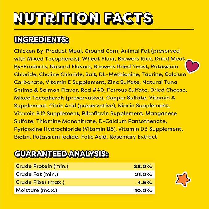 TEMPTATIONS MIXUPS Crunchy and Soft Cat Treats Surfer's Delight Flavor, 6.3 oz. Pouch, Pack of 10 Temptations