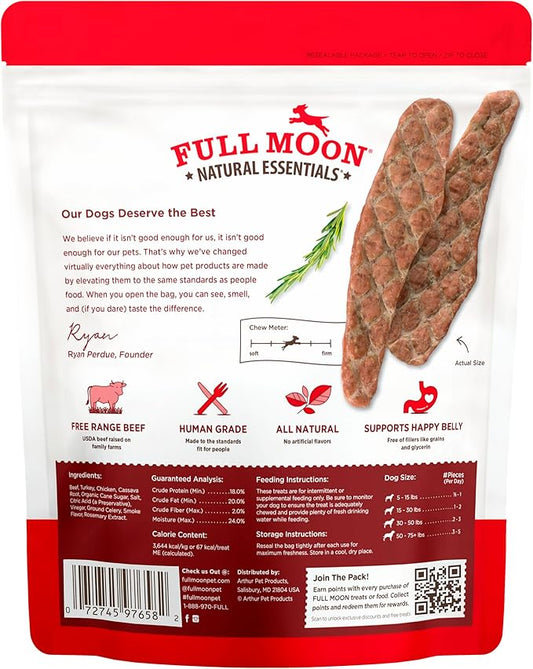 Full Moon Essential Beef Tenders 14.0 oz - PAWPICO