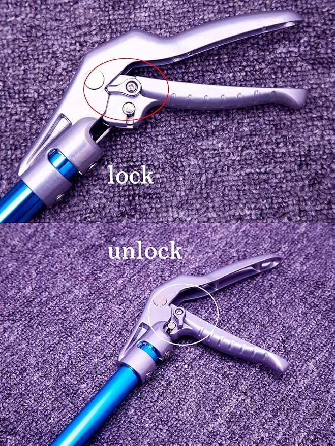 47-inch Snake Tongs Snake Catcher Grabber Tool Aluminum Alloy Reptile Catching Professional Equipment Ouronehome