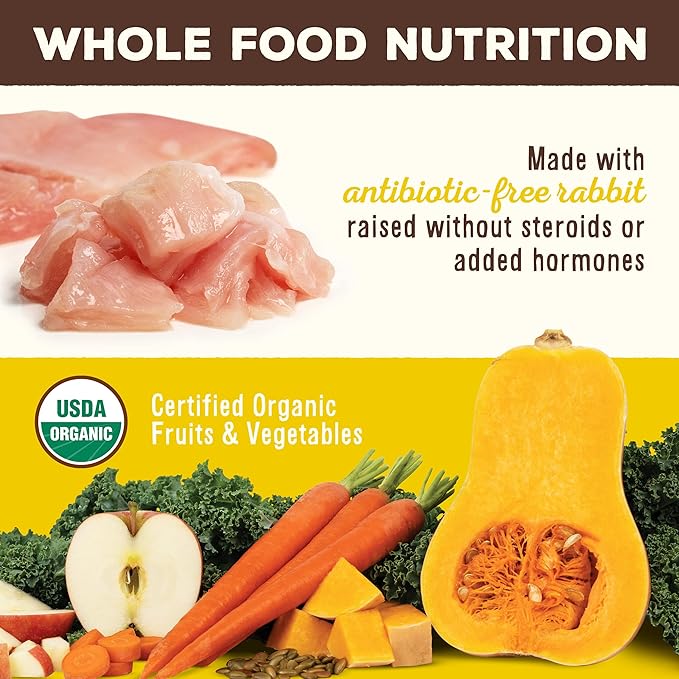Primal Freeze Dried Raw Dog Food Nuggets, Rabbit, Complete & Balanced Meal, Also Use as Topper or Treat, Premium, Healthy, Grain Free, High Protein Raw Dog Food, 14 oz PrimalPetFoods