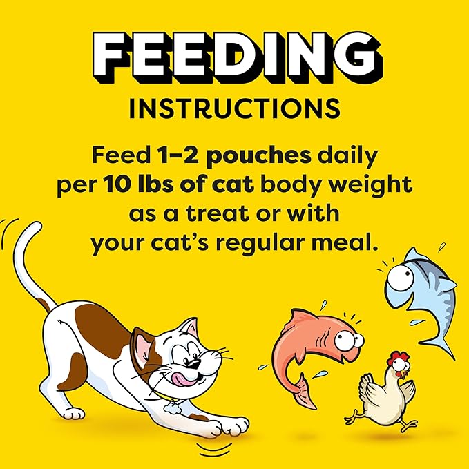 Temptations Creamy Puree with Chicken, Salmon, and Tuna Squeezable Lickable Wet Cat Treat Variety Pack, 0.42 oz. Tubes, 3 Packs of 24 (72 Total) Temptations