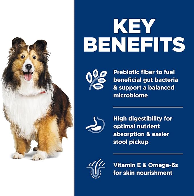 Hill's Science Diet Sensitive Stomach & Skin, Adult 1-6, Stomach & Skin Sensitivity Support, Dry Dog Food, Chicken Recipe, 15.5 lb Bag - PAWPICO