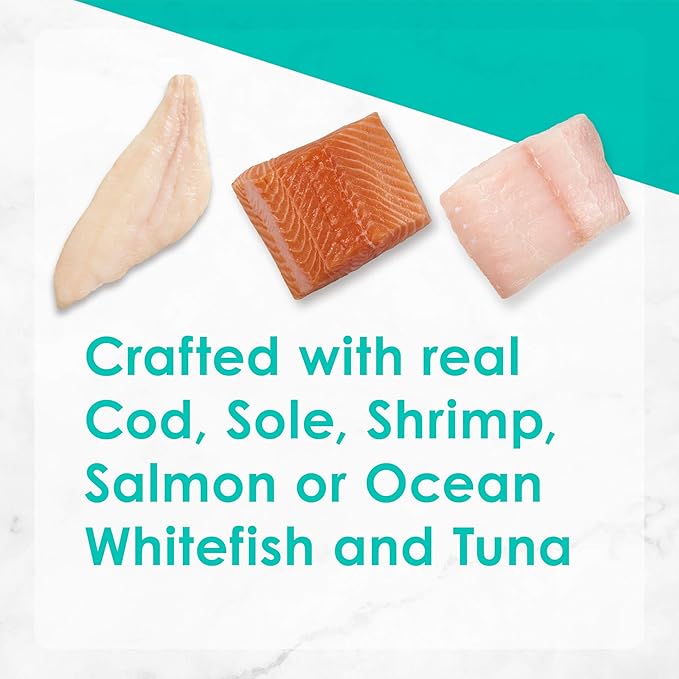 Purina Fancy Feast Seafood Classic Pate Collection Grain Free Wet Cat Food Variety Pack - (Pack of 24) 3 oz. Cans - PAWPICO