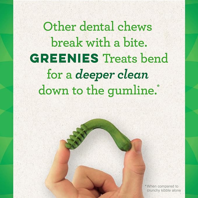 Greenies Original Large Natural Dental Care Dog Treats, 36 oz. Pack (24 Treats) - PAWPICO