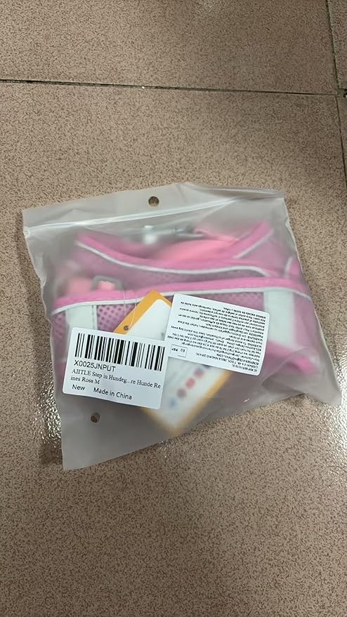 AIITLE Step in Dog Harness and Leash Set - Spring No Pull Escape Proof Vest Harnesses with Soft Mesh and Reflective Bands, Adjustable Pet Outdoor Harnesses for Small and Medium Dogs Pure Pink M AIITLE-FORPETSBETTERLIFE