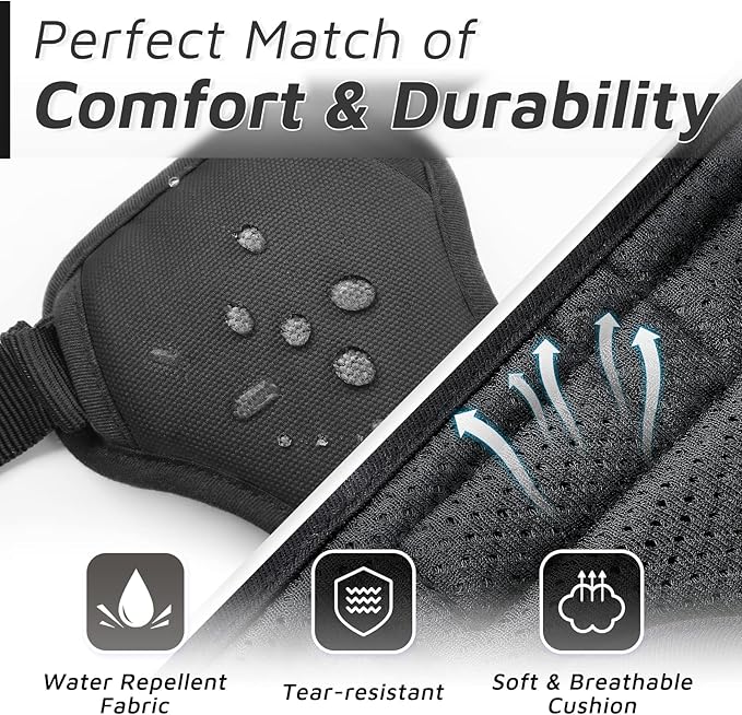 Eagloo Dog Harness Small Sized Dog, No Pull Service Vest with Reflective Strips and Control Handle, Adjustable and Comfortable for Easy Walking, No Choke Pet Harness with 2 Metal Rings, Black, S GoExplorewithEagloo