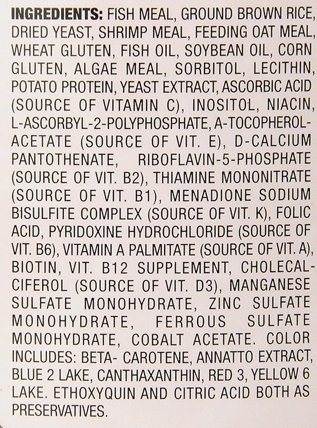 Tetra Goldfish Flakes, Nutritionally Balanced Diet For Aquarium Fish, Vitamin C Enriched Flakes, 2.2 lbs Tetra