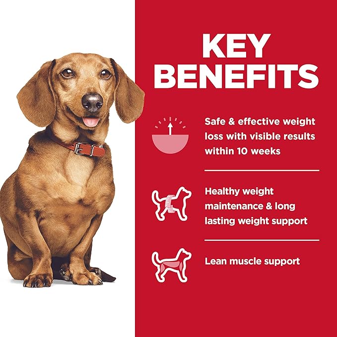 Hill's Science Diet Perfect Weight, Adult 1-6, Small & Mini Breeds Weight Management Support, Dry Dog Food, Chicken Recipe, 12.5 lb Bag - PAWPICO