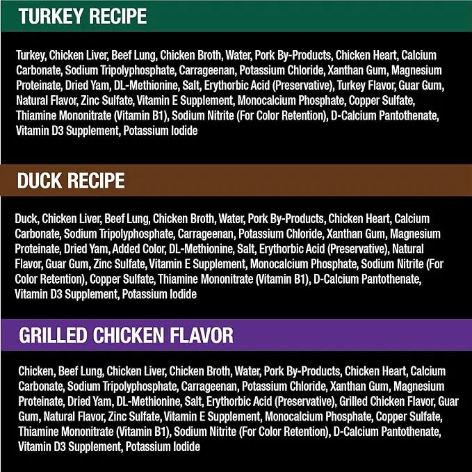 CESAR Adult Wet Dog Food Classic Loaf in Sauce Poultry Lovers Variety Pack, 3.5 oz. Easy Peel Trays with Real Chicken, Turkey or Duck, Pack of 36 - PAWPICO