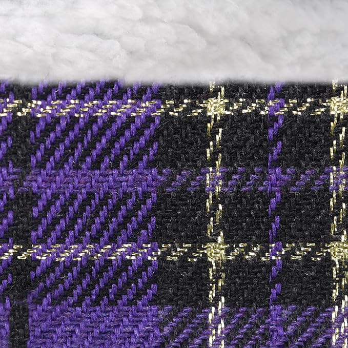 GAMUDA Small Dog Harness Collar and Leash Set, Step in No Chock No Pull Soft Mesh Adjustable Dog Vest Harnesses Plaid Reflective for Dogs Puppy Cats Kitten Rabbit (Warm Purple, L) GAMUDACollarsCollection