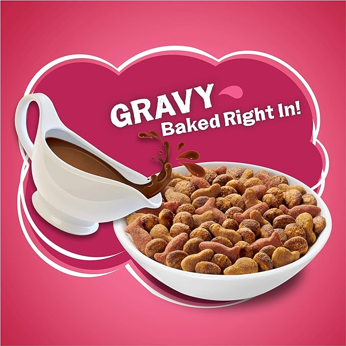 Purina Friskies Dry Cat Food, Gravy Swirlers - 6.3 lb. Bag Friskies