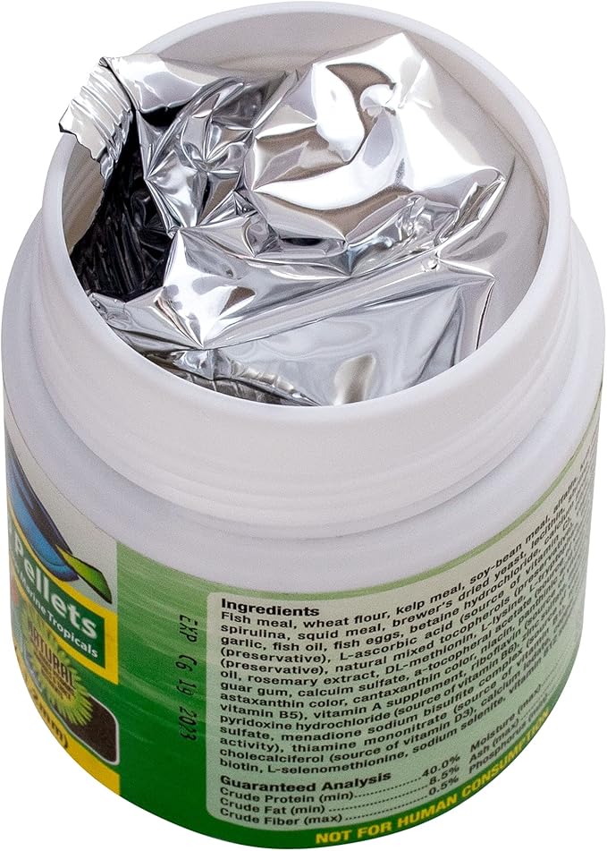 Ocean Nutrition Formula Two Pellets - Fish Food for Herbivorous & Omnivorous Marine Tropical Fish, High Protein(40%) - 3.5 oz (100 g) Small Pellets OceanNutrition