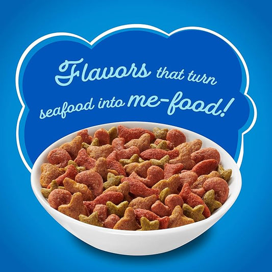 Purina Friskies Dry Cat Food, Seafood Sensations - 22 lb. Bag - PAWPICO